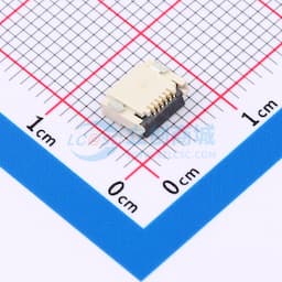间距:0.5mm 6P 翻盖式 双侧触点/上下接缩略图