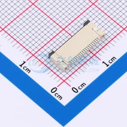间距:0.5mm 19P 翻盖式 下接缩略图