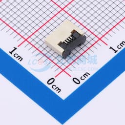 间距:0.5mm 4P 翻盖式 下接缩略图