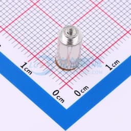 博众新材 SMT贴片螺母 M2螺母 M2x5.56xL10+1.53mm 黄铜镀锡表贴圆螺母柱 BSMTSOM2100BTR缩略图