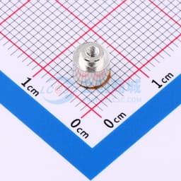 博众新材 SMT贴片螺母 M2螺母 M2x5.56xL4+1.53mm 黄铜镀锡表贴圆螺母柱 BSMTSOM240BTR缩略图