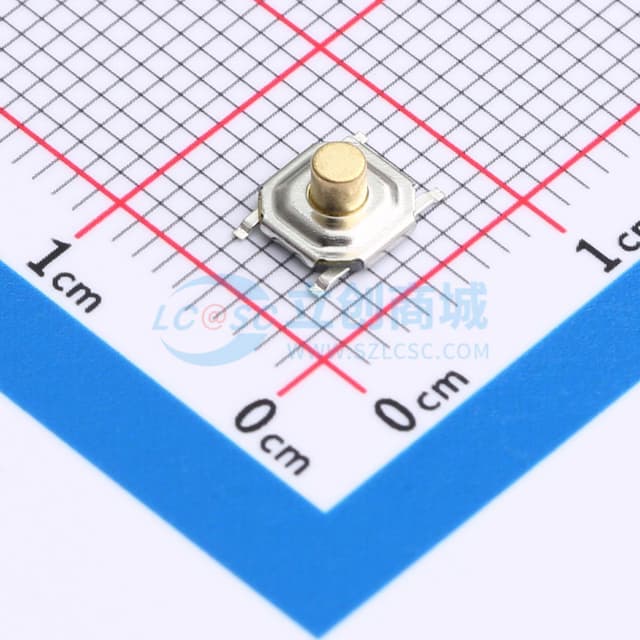 4*4*3.0 立贴   铜头轻触开关实物图