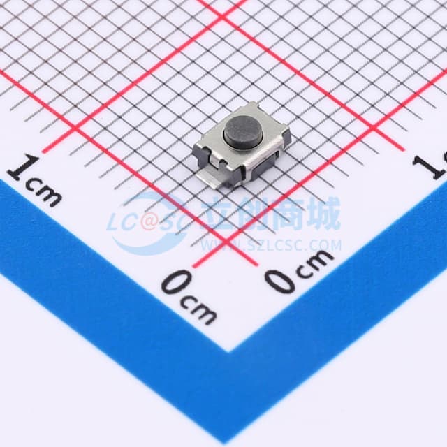 4*3*2mm 立贴 轻触开关实物图