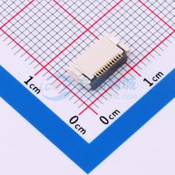 翻盖式 双侧触点/上下接 P数:12P 间距:0.5mm缩略图