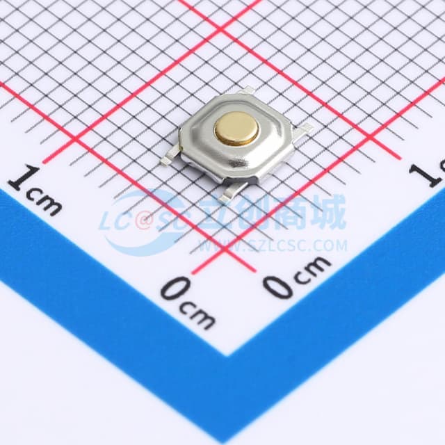 4*4*1.5 立贴   铜头轻触开关实物图