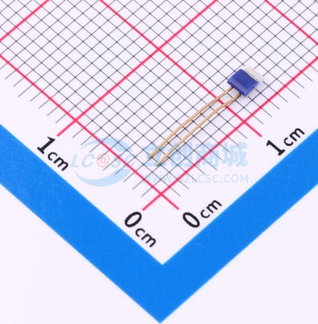Pt1000薄膜电阻温度探测器（RTD）元件实物图