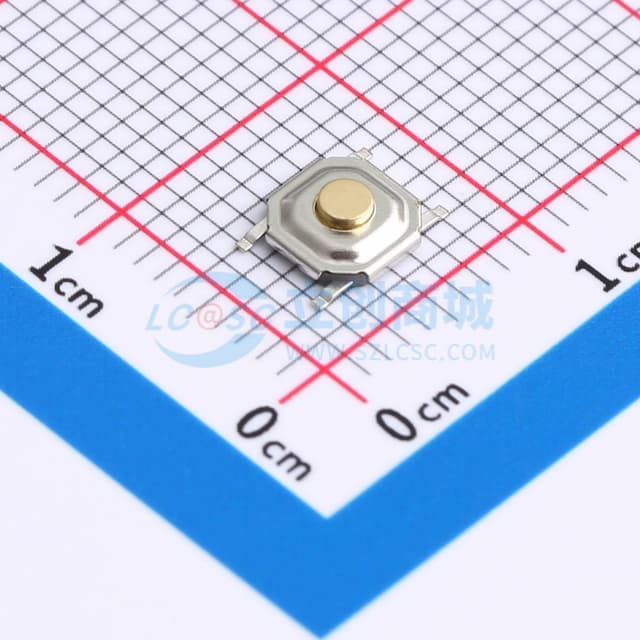 4*4*1.7 立贴   铜头轻触开关实物图