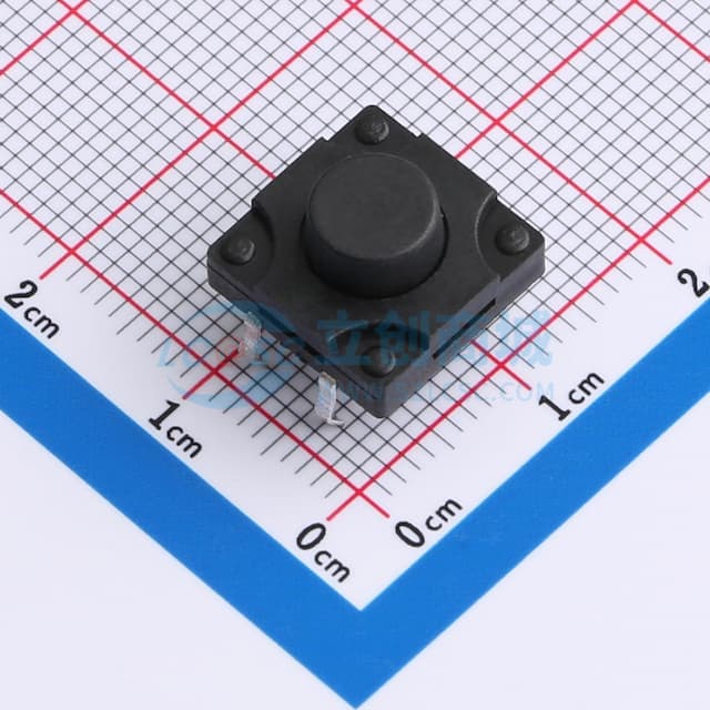 12*12*6.5 直插    防水IP67 轻触开关实物图