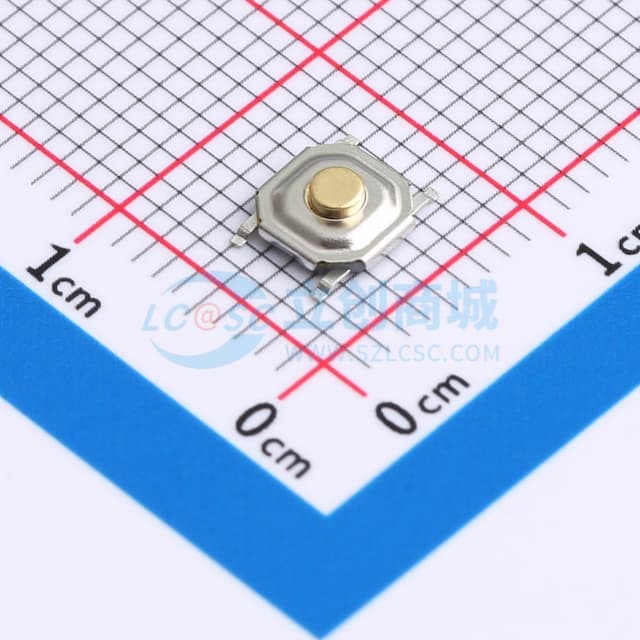 4*4*1.8 立贴   铜头轻触开关实物图