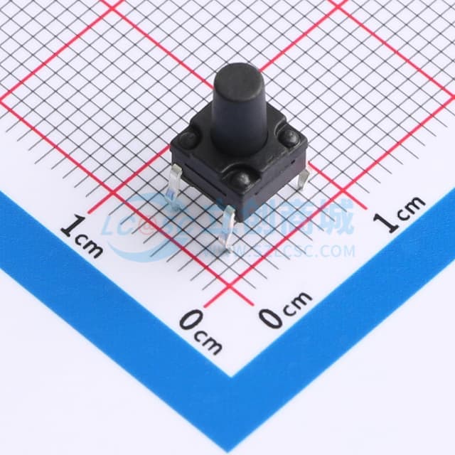 6*6*9.0 直插    防水IP67 轻触开关实物图