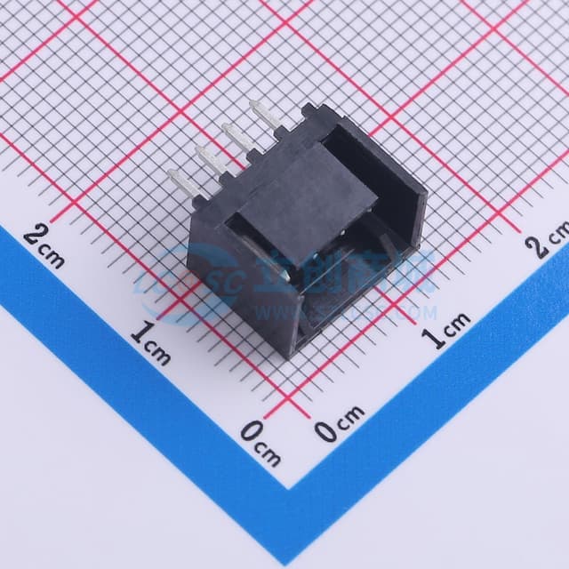 1x4P 间距:2.54mm 直插 【插件】实物图