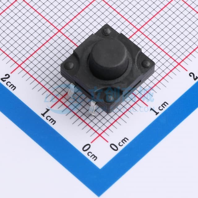 12*12*7.0 直插    防水IP67 轻触开关实物图