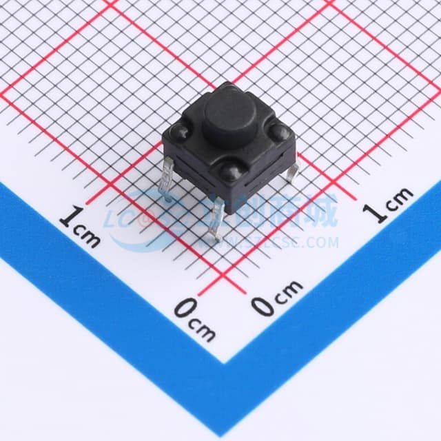 6*6*5.5 直插    防水IP67 轻触开关实物图