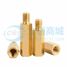 Shuntian(顺天五金) 六角隔离铜柱螺柱 M4X6+6 国标 黄铜 袋装缩略图