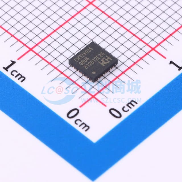 基于QingKe RISC - V内核的工业级微控制器实物图