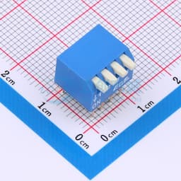 直插拨码开关 间距2.54mm 4PIN/位 侧拨长杆缩略图