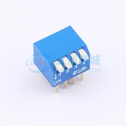 直插拨码开关 间距2.54mm 4PIN/位 侧拨长杆缩略图