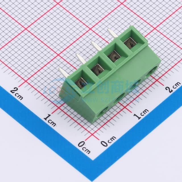 5mm 排数:1 每排P数:4 直插实物图