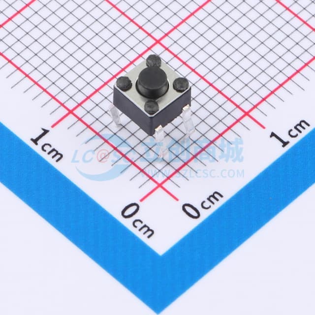 4.5*4.5*3.8 直插   轻触开关实物图