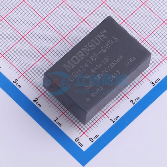 6W超宽电压输入隔离稳压单路输出DC/DC电源模块实物图