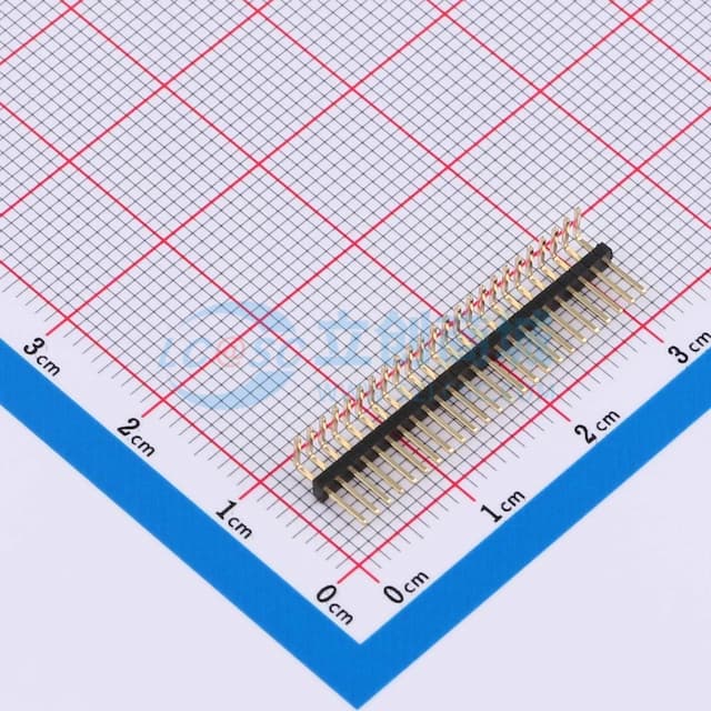 1x24P 间距:1.27mm 方针 【插件】实物图