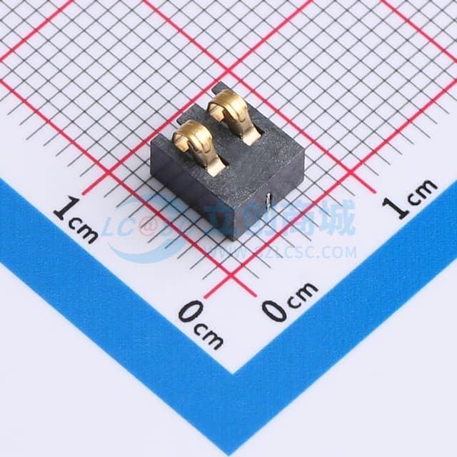立式Pitch3.0 2P电池座实物图