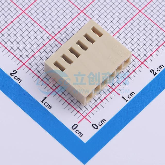 1x6P 2.54mm实物图