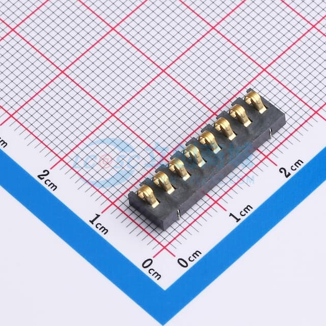 立式Pitch3.0 8P电池座实物图