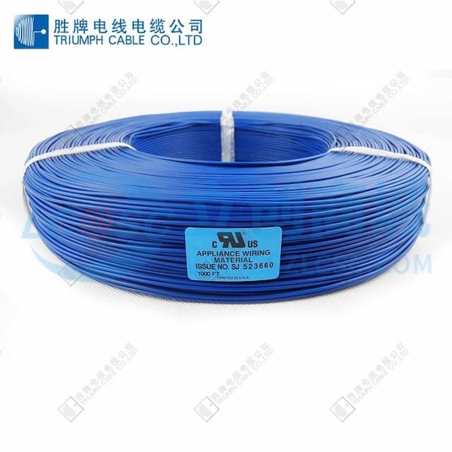 胜牌电子线UL1015#16AWG  Blue305米/卷实物图