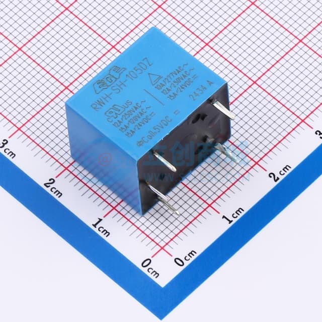 小型高开关电流继电器实物图