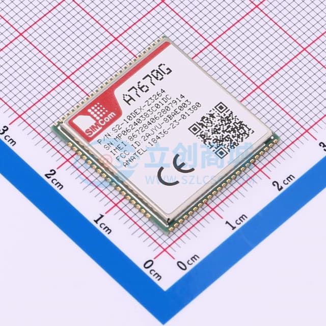 2G/3G/4G/5G模块,24x24mm,CAT1,国内+欧洲+南美频段,纯数传,无GNSS,无蓝牙,模拟语 音,1603E实物图