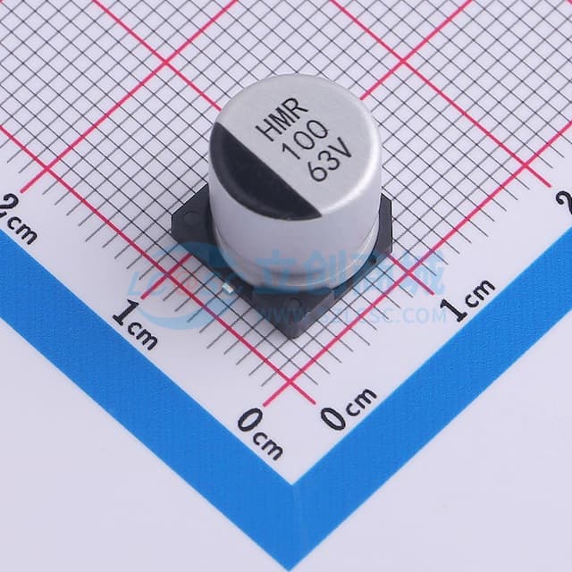 100uF ±20% 63V实物图