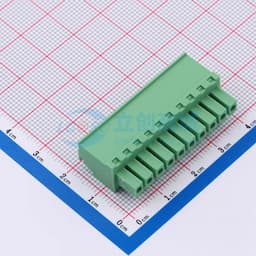 3.81mm 1x10P 排数:1 每排P数:10 立式插头缩略图