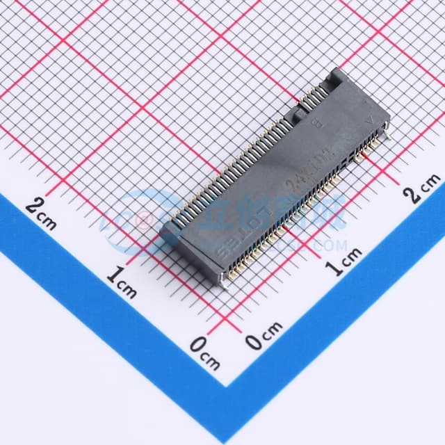 NGFF M.2 B KEY 3.2H 0.5PH实物图