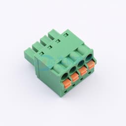 3.81mm 1x4P 排数:1 每排P数:4 带按钮插头缩略图