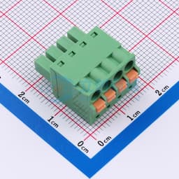 3.81mm 1x4P 排数:1 每排P数:4 带按钮插头缩略图