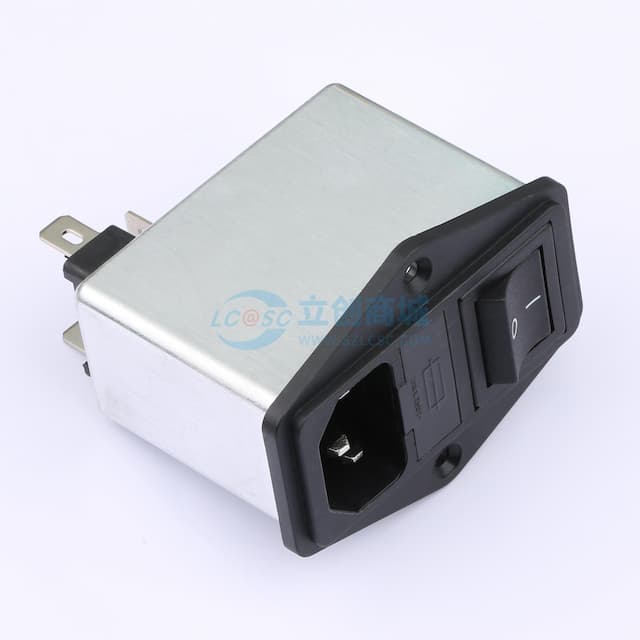 带EMC滤波器的电源输入模块实物图