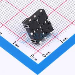 6脚贴片五向轻触开关 4方向+中央钮 多向摇杆 10*10*10mm五向开关缩略图