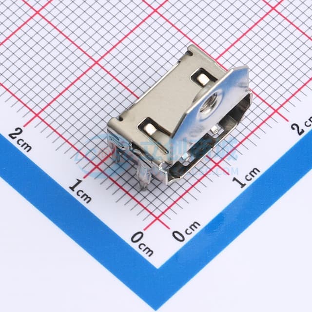 卧式HDMI 19pin AF母座实物图