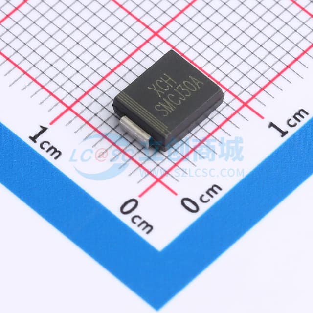 单向TVS 30V截止 峰值浪涌电流：31A实物图