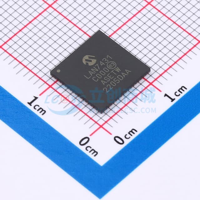 低功耗PCIe到千兆以太网控制器，集成以太网MAC/PHY实物图