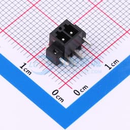 卡扣固定 1x2P 2.54mm 排数:1 每排P数:2缩略图