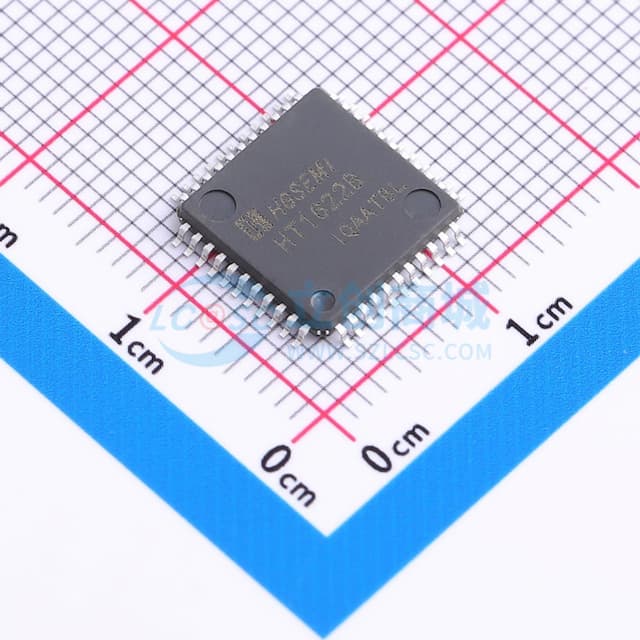 256点阵式存储器映射多功能LCD驱动电路实物图