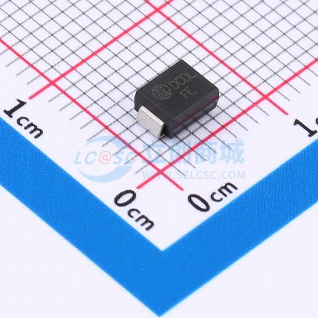 双向TVS 300V截止 峰值浪涌电流：1.3A实物图