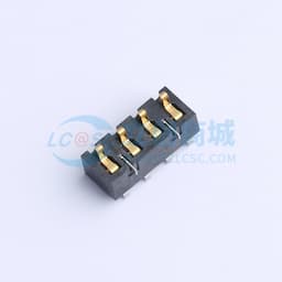 电池座连接器3.0PH间距-H5.0-4pin 卧贴带柱缩略图