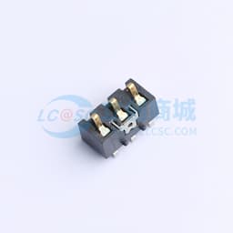 电池座连接器3.0PH间距-H4.6-3PIN 卧贴带柱缩略图