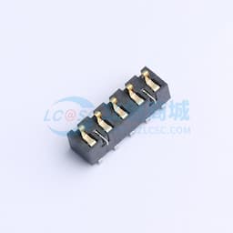 电池座连接器3.0PH间距-H4.6-5pin 卧贴带柱缩略图