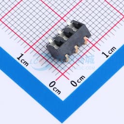 电池座连接器3.0PH间距-H4.6-3PIN 卧贴带柱缩略图