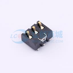 电池座连接器3.0PH间距-H7.2-3PIN 卧贴带柱缩略图