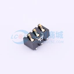 电池座连接器3.0PH间距-H5.0-3PIN 卧贴带柱缩略图